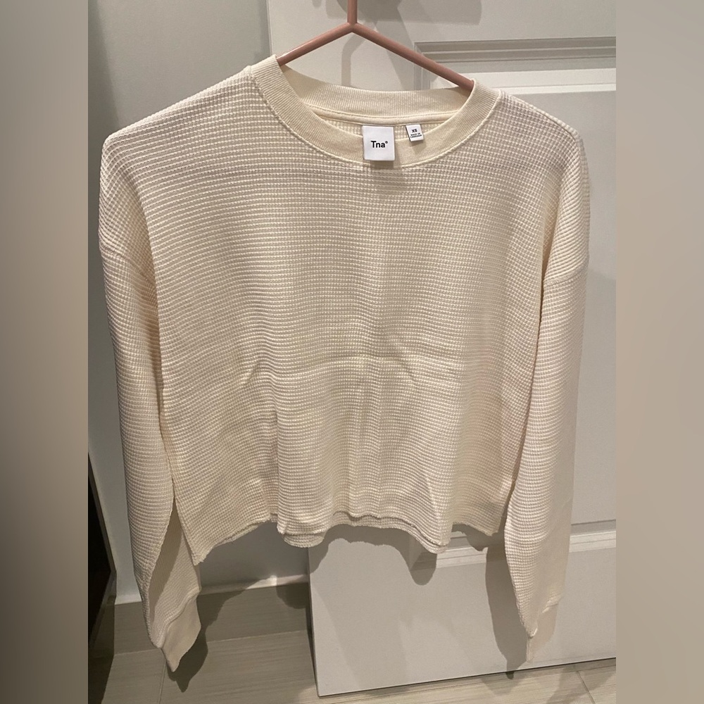 TNA crewneck waffle longsleeve